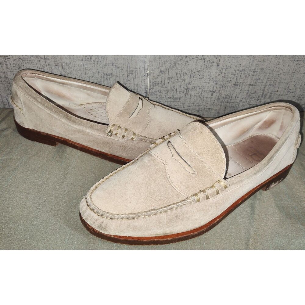 Allen Edmonds Sea Island Suede Men's Penny Loafers Sz 9.5D